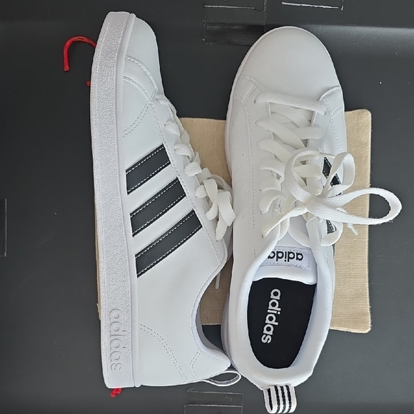 adidas Shoes - Adidas Classic White Shoes with Black Accents